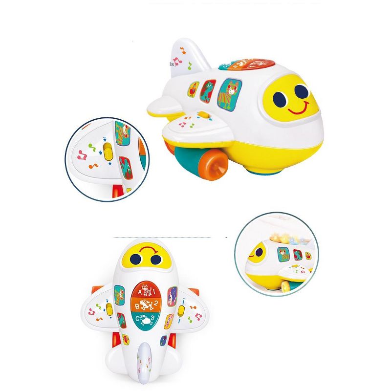 Link Ready! Set! Play! Airplane Learning Bump & Go Toy For Toddler With Light & Music, 5 of 8
