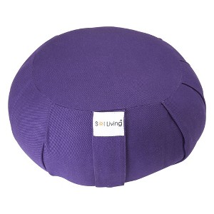 Sol Living Zafu Cushion Pillow with Removable Cover Round - 1 of 4