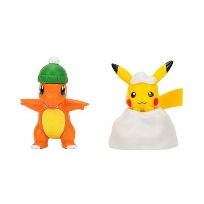 Pokemon Battle Figure Pack Holiday Charmander and Holiday Pikachu 2pk