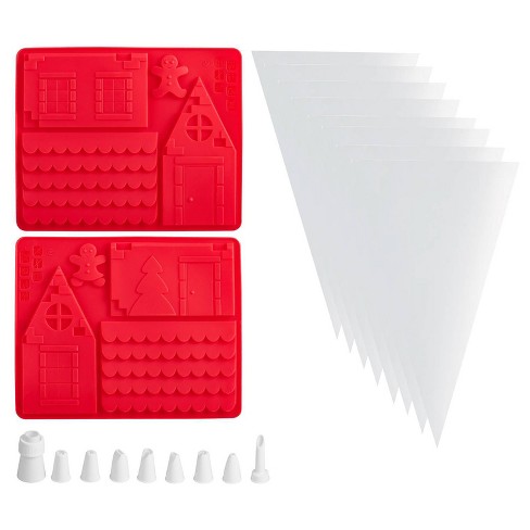 Trudeau 19pc Diy Deluxe Gingerbread House Kit Target