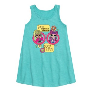 Girls' - LOL Surprise! - Toddler & Youth Girls A-line Dress Graphic Sleeveless Aline Dress - 1 of 3