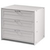 Donco Kids Louver Twin White Modular Low Loft Bed With Slide - Group C - 4 of 4