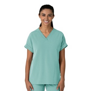 Wink Nova Women's Drop Shoulder Boxy Scrub Top - 1 of 4
