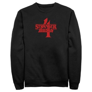 Men's Stranger Things Red Logo 4 Sweatshirt - 1 of 4