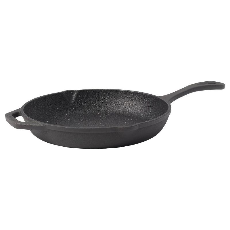 The Rock By Starfrit 10&#34; Cast Iron Skillet Black, 3 of 8