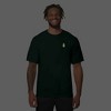 Dalix Robot (Glow in the Dark) Embroidered Relaxed Heavy Soft Cotton T Shirt Mens - 2 of 4