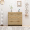 ACEPANO 31.5 in. H Wicker Cabinet with 4 Drawers for Bedroom, Living Room, Dining Room & Hallway-Natural - 2 of 4