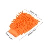 Unique Bargains Microfiber Chenille Mitts Reusable Scratch-Free Cleaning Glove Wash Sponge for Home Kitchen - 2 of 3