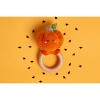 Pearhead Pumpkin Halloween Plush Wooden Teether Baby Toy - 0m+ - 3 of 4