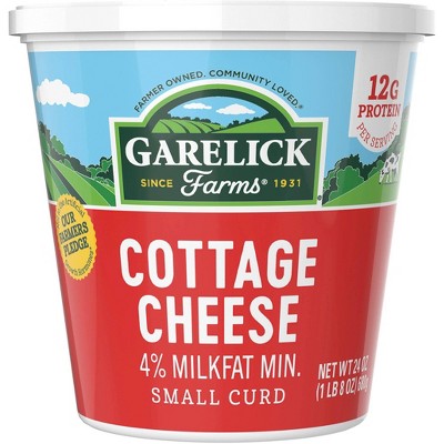 Garelick Farms 4% Cottage Cheese Curds - 24oz