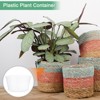 Unique Bargains Plastic Clear Indoor/Outdoor  Thin Plant Saucer Drip Tray - 3 of 4
