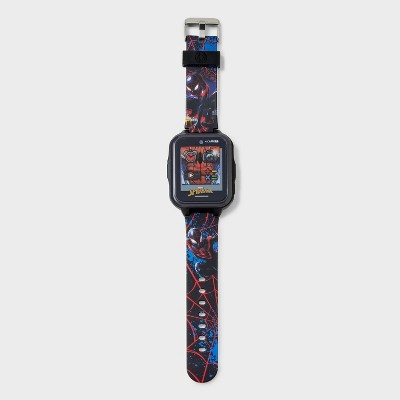 Boys' Spider-Man Light Up Interactive Watch - Black - image 2