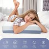JUJABU 3-Inch Gel Memory Foam Cooling Pillow with Removable Washable Cover, Standard Size Sleep Support - 3 of 4