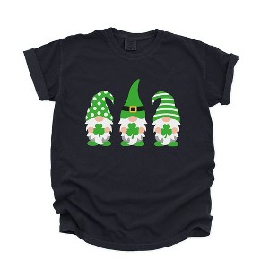 Simply Sage Market Women's Lucky Gnomes Short Sleeve Garment Dyed Tee - 1 of 4