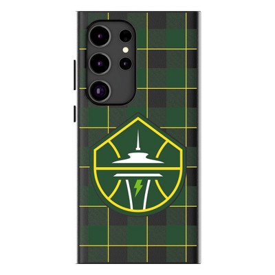 Keyscaper WNBA Plaid MagSafe Compatible Cell Phone Case for Galaxy S24