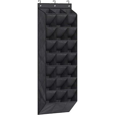 Over Door Shoe Rack - 24 Pockets Large Over Door Storage - Hanging Shoes Storage - Over Door Organizer
