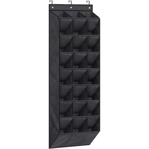 Over Door Shoe Rack - 24 Pockets Large Over Door Storage - Hanging Shoes Storage - Over Door Organizer - 1 of 4