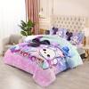 Acoinel 3 Pcs Rainbow Axolotl Comforter Set with 2 Pillowcases - 2 of 4