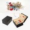 Unique Bargains 2 Layers PU Leather Jewelry Organizer Storage Case - 2 of 4