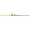 Black Bow Jewelry 1.3mm 14k Rose Gold Solid Box Chain Bracelet - 3 of 4