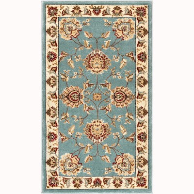 Well Woven Sultan Sarouk Oriental Persian Floral Formal Traditional Modern Classic Thick Soft Area Rug