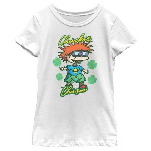 Girl's Rugrats St. Patrick's Day Chuckie Charm T-Shirt - 1 of 4