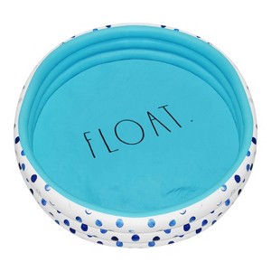 CocoNut Outdoor Rae Dunn 54" Mini/Kiddie Pool - Indigo Polka Dot Patterned - 1 of 4