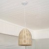 Lalia Home Beachy and Boho Rattan Pendant Natural Wood - 4 of 4