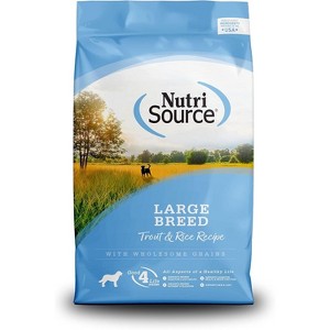 NutriSource Large Breeds Trout and Rice Recipe With Wholesome Grains Dry Dog Food - 26 Lb - 1 of 1