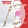 Unique Bargains 2BA Thread Aluminum Dart Shafts with Rubber Rings for Steel Tip 4 Pcs - 3 of 4
