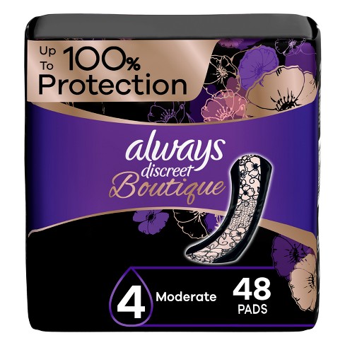 Always Discreet Boutique Incontinence Pads - Moderate