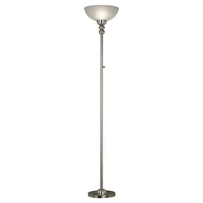 steel floor lamp