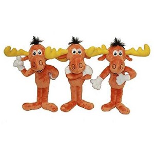 Multipet Bullwinkle The Moose Officially Licensed Plush Squeak Dog Toy - 1 of 1