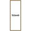 PosterPalooza | Panoramic Textured Gold Picture Frame - UV Acrylic, Foam Board Backing, Hanging Hardware - 3 of 4