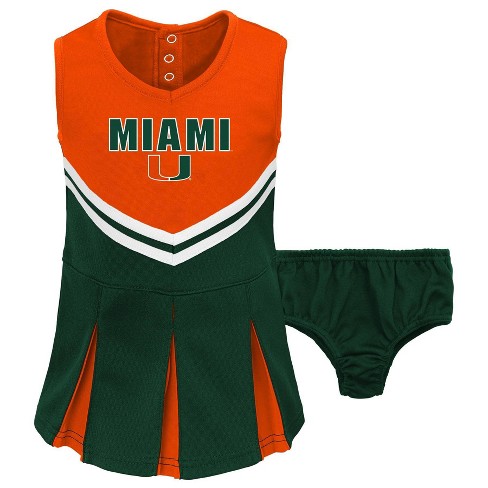 Ncaa Miami Hurricanes Baby Girls' 2pc Cheer Dress Set - 18m : Target