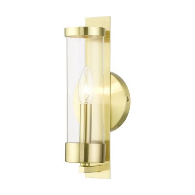 Livex Lighting Castleton 1 - Light Sconce in  Satin Brass