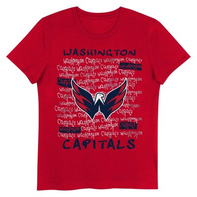 NHL Washington Capitals Girls' Crew Neck T-Shirt
