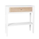 Sydney Side Table White/Tan - East at Main