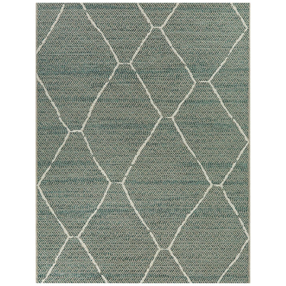  x 5'6in Indy Diamond Sketch Indoor/Outdoor Rug