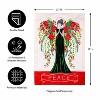 Evergreen Floral Angel Applique Garden Flag 12 x 18 Inches Indoor Outdoor Decor - 4 of 4