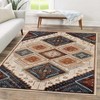 Bohemian Rustic Traditional Geometric Indoor Runner Area Rug by Blue Nile Mills - 2 of 4