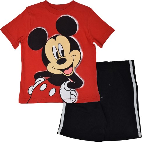 Red cheap mickey shirt