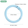 Unique Bargains Metal Spring O Rings Zinc Alloy Durable Multipurpose Lightweight Buckle - 3 of 4