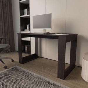 INFURNIC Desks Writing Computer Desk with Ample Work Surface and Scratch Resistant Top Easy Assembly, Black, 23.6"*47.2"*28.7" - 1 of 4