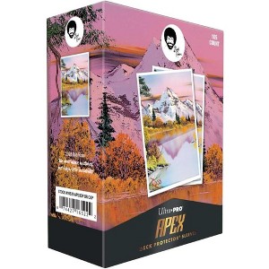 Ultra Pro Ultra PRO - Bob Ross Mighty Mountain Lake 105ct APEX™ Deck Protector Sleeves, Card Game Accessories, Trading Card Protection, Autumn-Themed - 1 of 1
