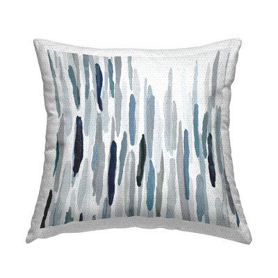Stupell Industries Blue Varied Abstract Brushed Rainfall Lines