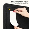 Large Foldable Felt Bulletin Board with 30 Push Pins, Wall-Mounted Decorative Notice Board for Home Office School Use - 4 of 4