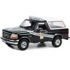 1996 Ford Bronco Black and White "Idaho State Police" "Artisan Collection" 1/18 Diecast Model Car by Greenlight - 2 of 3