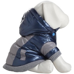 Pet Life (R) Vintage Aspen 3M Insulated Sporty Ski Dog Jacket with Removable Hood - 1 of 4