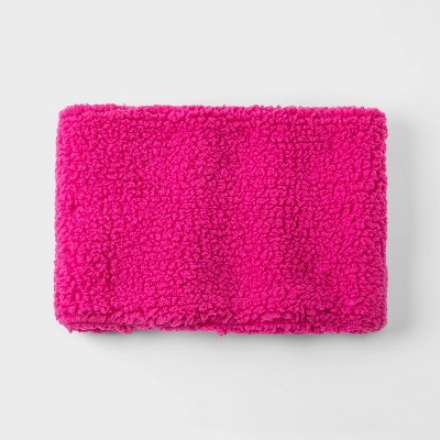 Girls' Teddy Fleece Cowl - Cat & Jack™ Pink